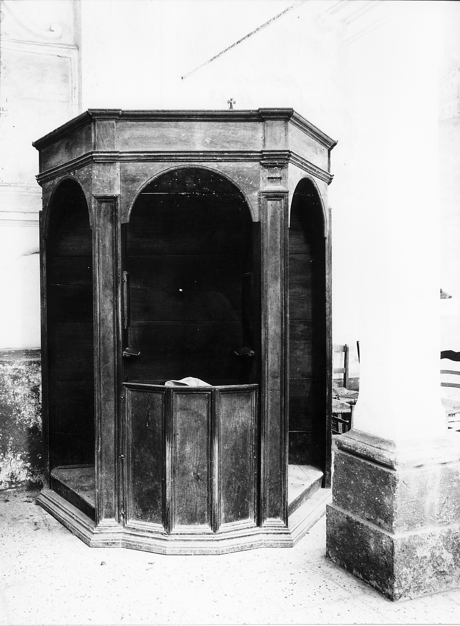 confessionale, opera isolata - bottega calabrese (sec. XIX)