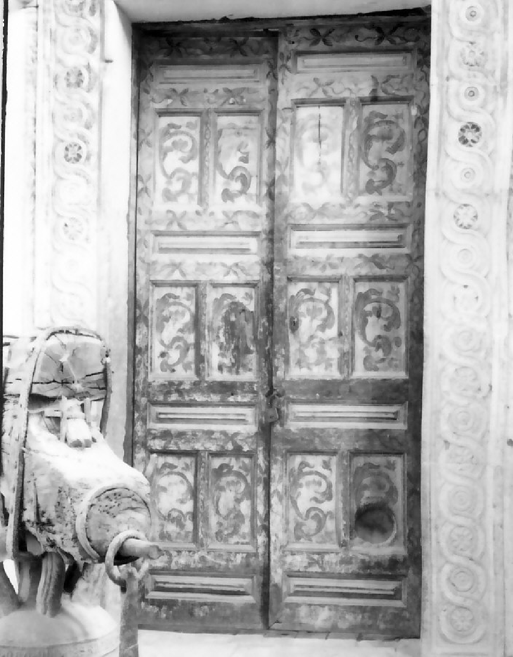 porta, opera isolata - bottega calabrese (sec. XVIII)