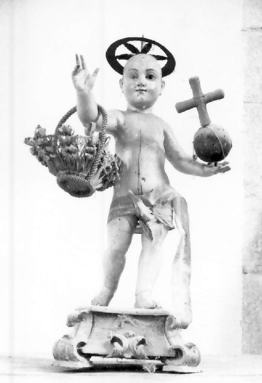 Gesù Bambino (statua, opera isolata) - bottega calabrese (sec. XVIII)