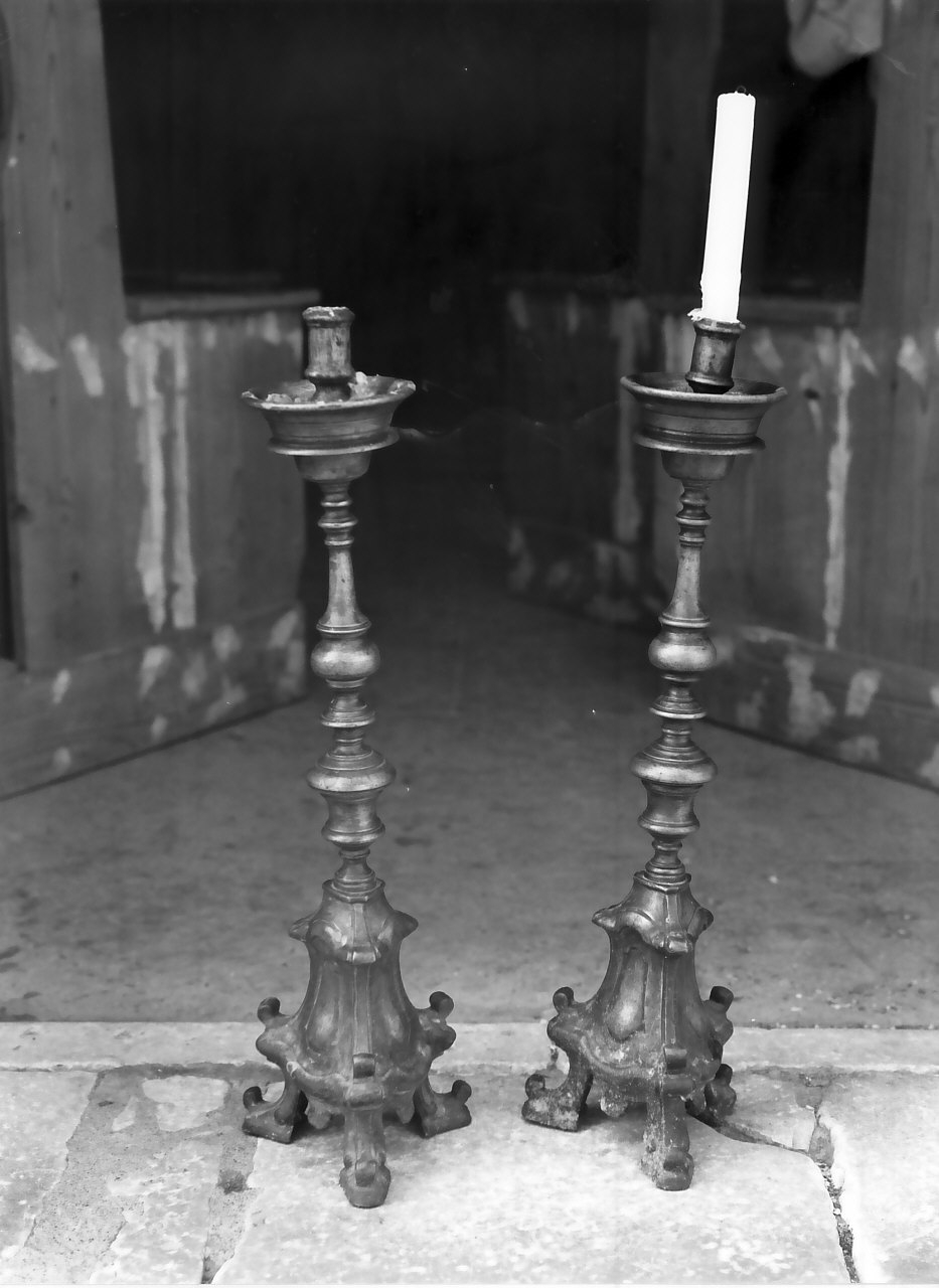 candeliere, serie - bottega napoletana (?) (sec. XIX)