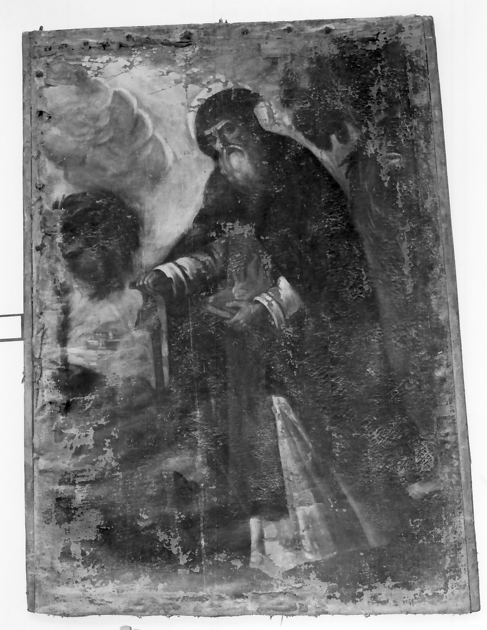 Sant'Antonio Abate (dipinto, opera isolata) - ambito Italia meridionale (prima metà sec. XIX)
