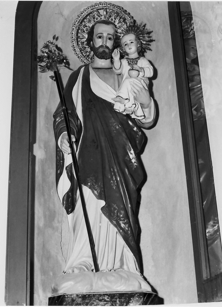San Giuseppe e Gesù Bambino (statua, opera isolata) - bottega Italia meridionale (primo quarto sec. XX)