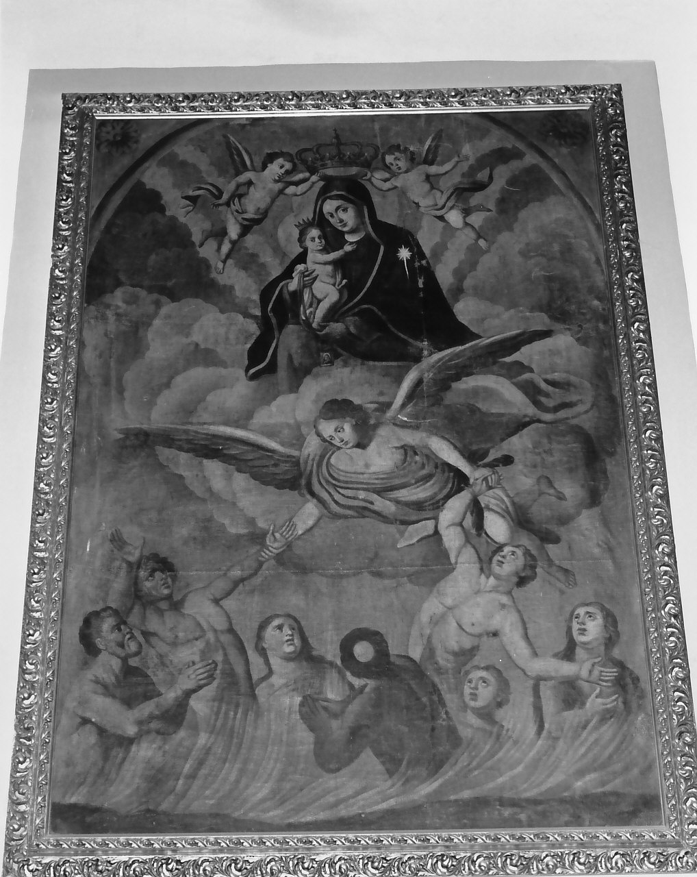 Madonna del Carmelo (dipinto, opera isolata) - ambito Italia meridionale (prima metà sec. XVIII)
