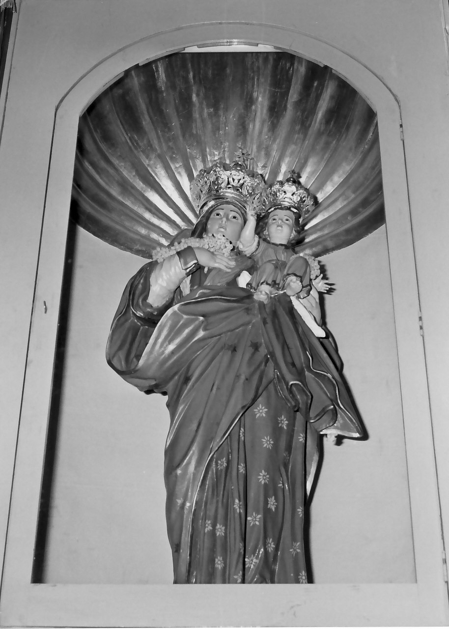 Madonna del Popolo, Madonna con Bambino (statua, opera isolata) - bottega Italia meridionale (primo quarto sec. XVIII)