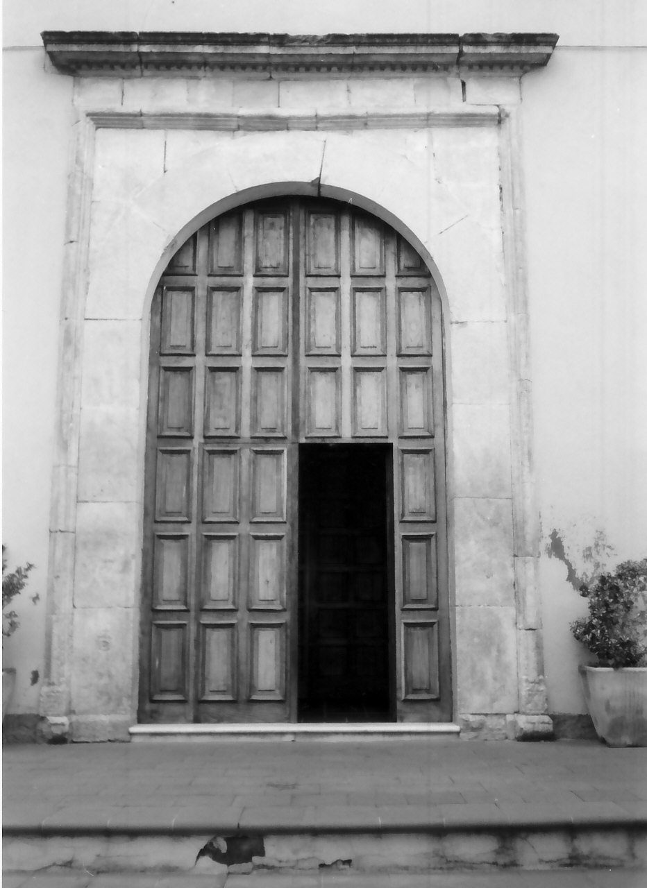 portale, opera isolata - bottega Italia meridionale (sec. XVII)