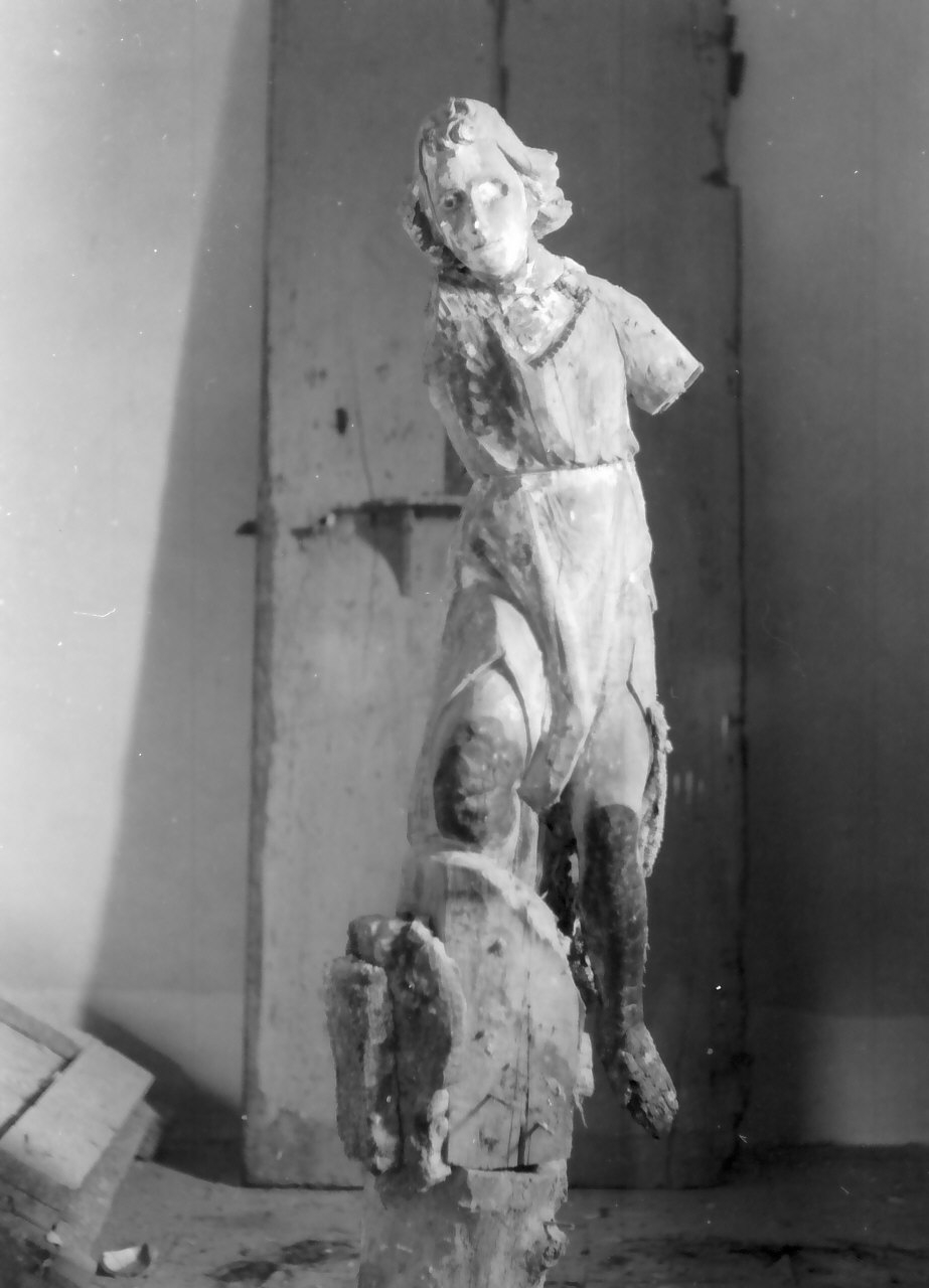 arcangelo Gabriele (statua, elemento d'insieme) - bottega calabrese (sec. XVIII)