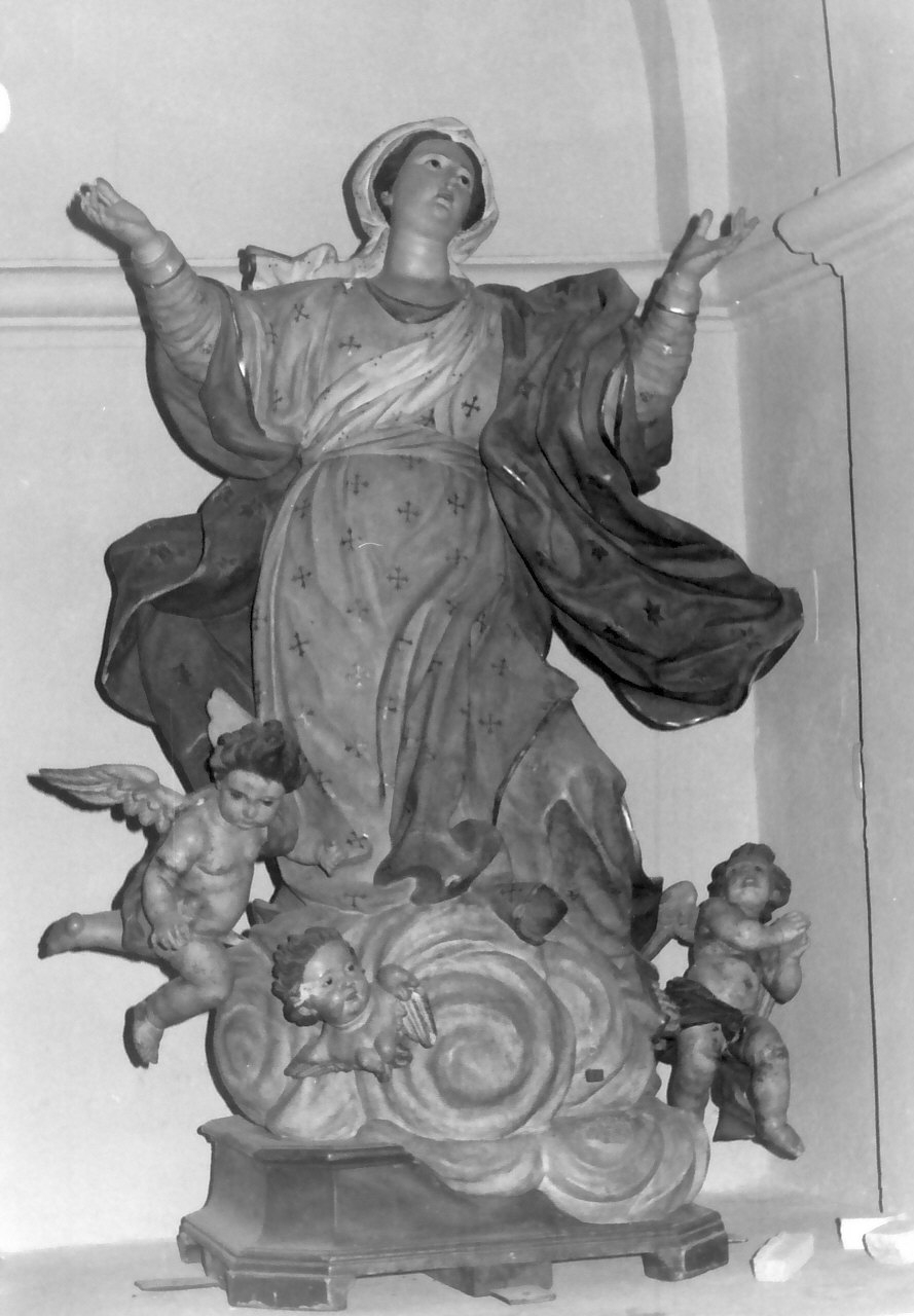 Madonna Assunta (statua, opera isolata) - bottega calabrese (seconda metà sec. XVIII)