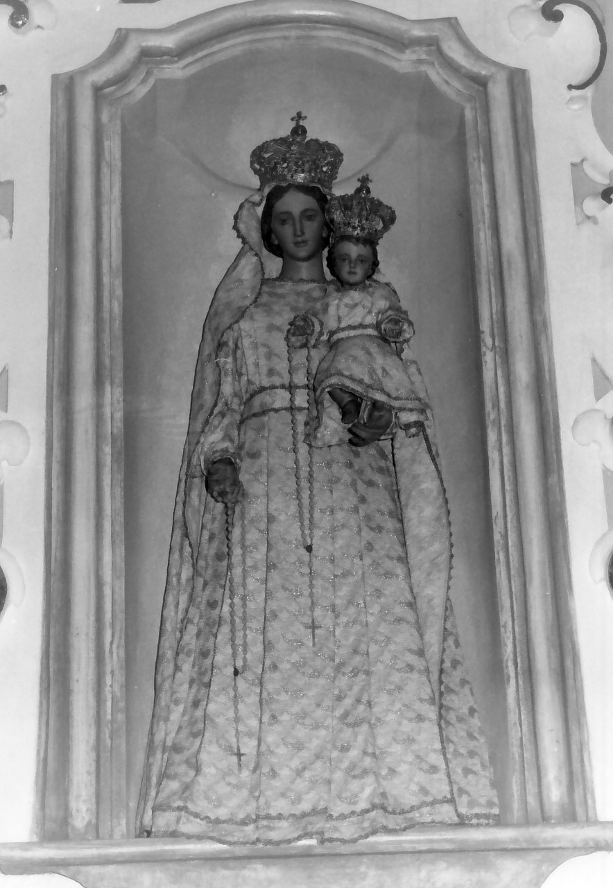 Madonna del Rosario (manichino, opera isolata) - bottega calabrese (seconda metà sec. XIX)