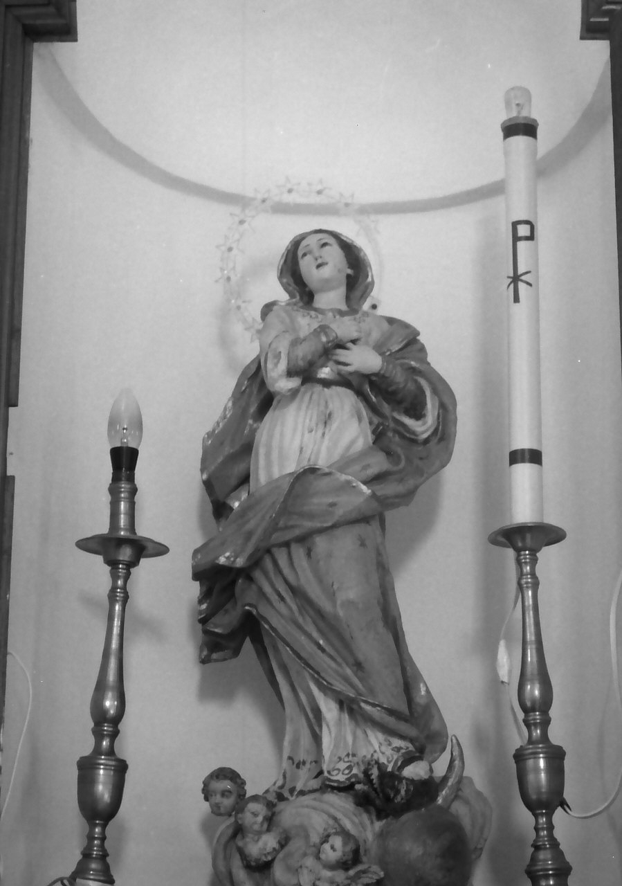 Immacolata Concezione (statua, opera isolata) - bottega Italia meridionale (prima metà sec. XIX)