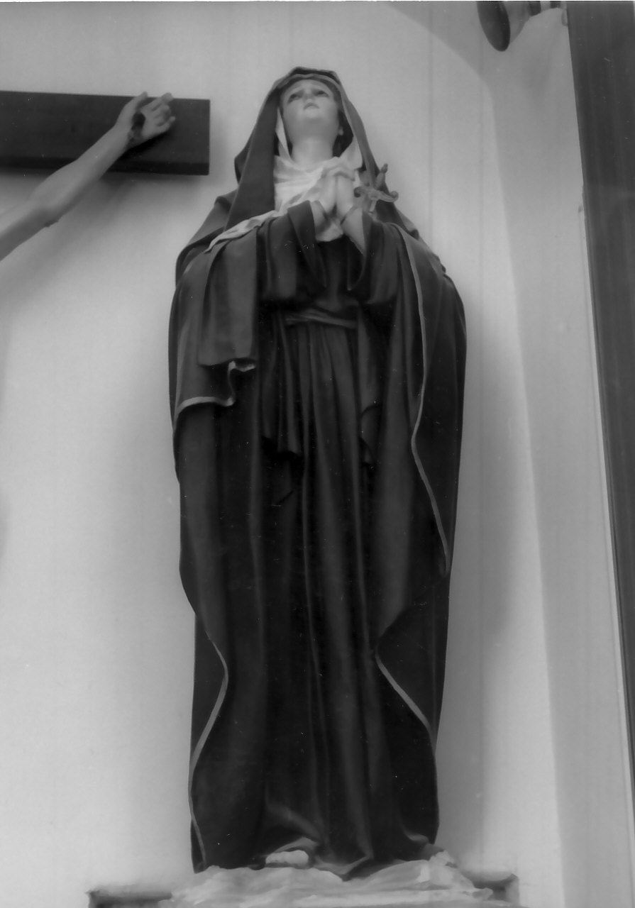 Madonna Addolorata (statua, opera isolata) - bottega Italia meridionale (fine/inizio secc. XIX/ XX)