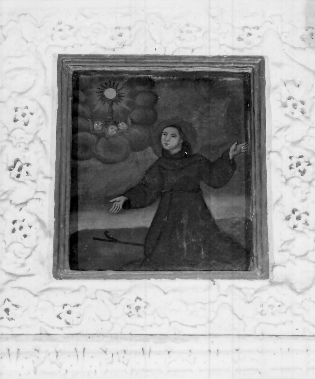 Sant'Antonio (dipinto, opera isolata) - ambito calabrese (sec. XIX)