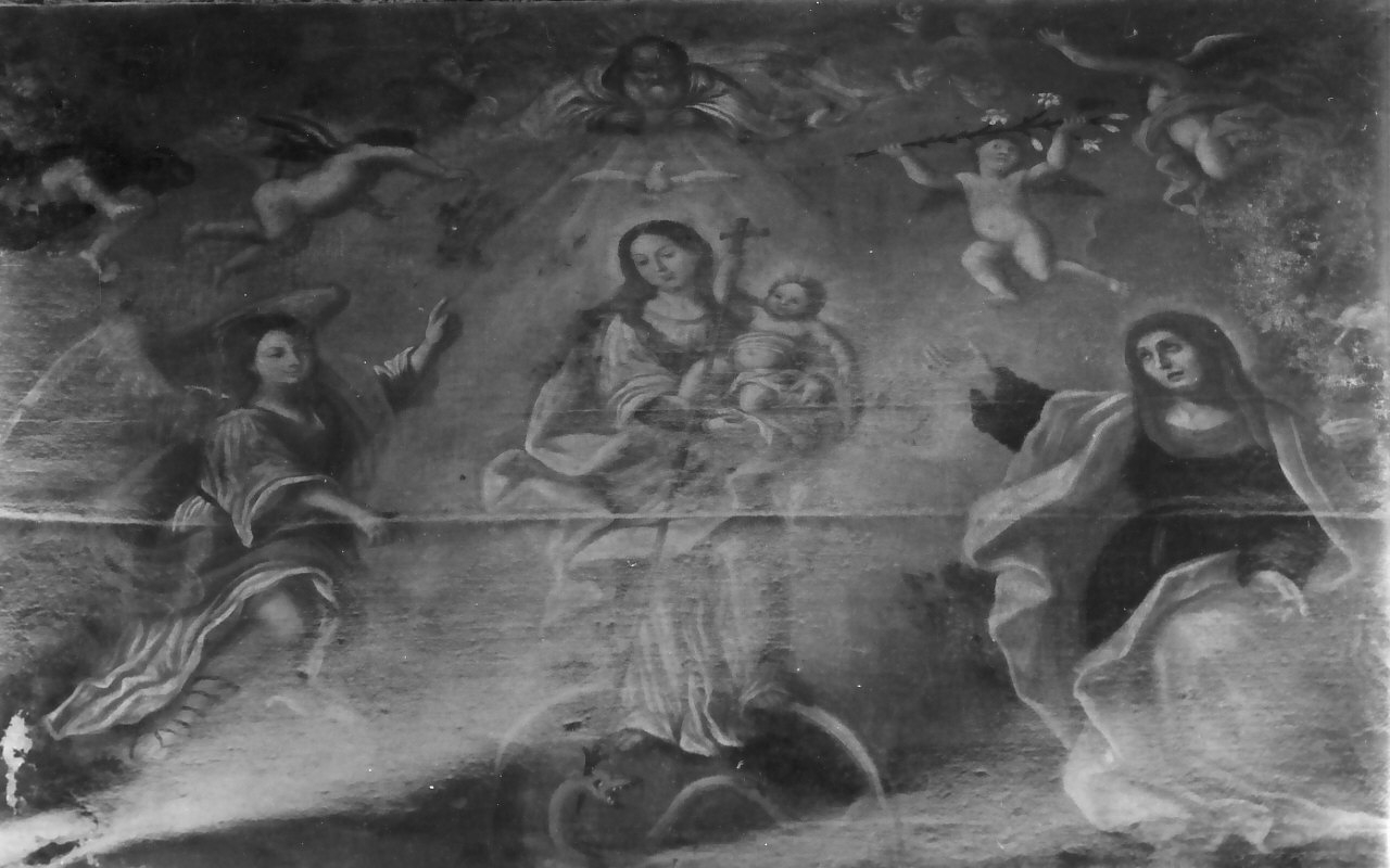 Immacolata Concezione (dipinto, elemento d'insieme) - ambito Italia meridionale (sec. XVIII)
