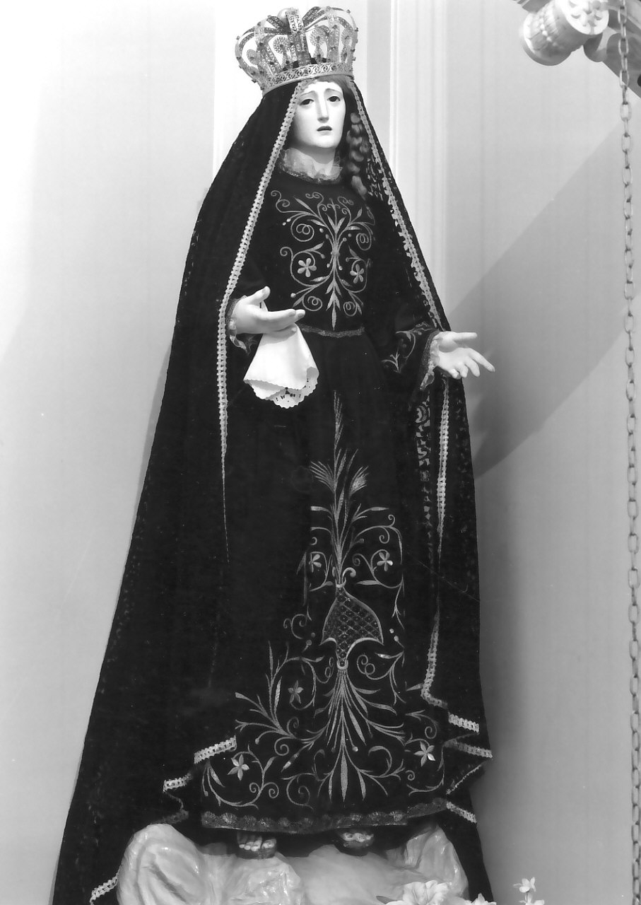 Madonna Addolorata (manichino, opera isolata) - bottega calabrese, manifattura Italia meridionale (sec. XIX)