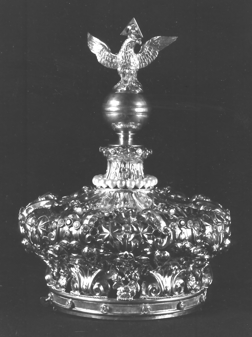 corona da statua, opera isolata - bottega Italia meridionale (sec. XIX)