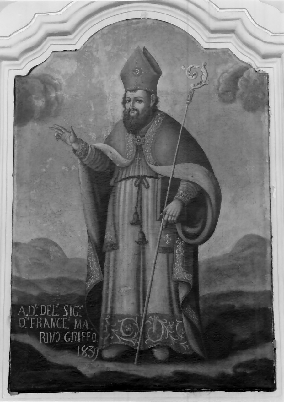San Gregorio (dipinto, opera isolata) - ambito Italia meridionale (sec. XIX)