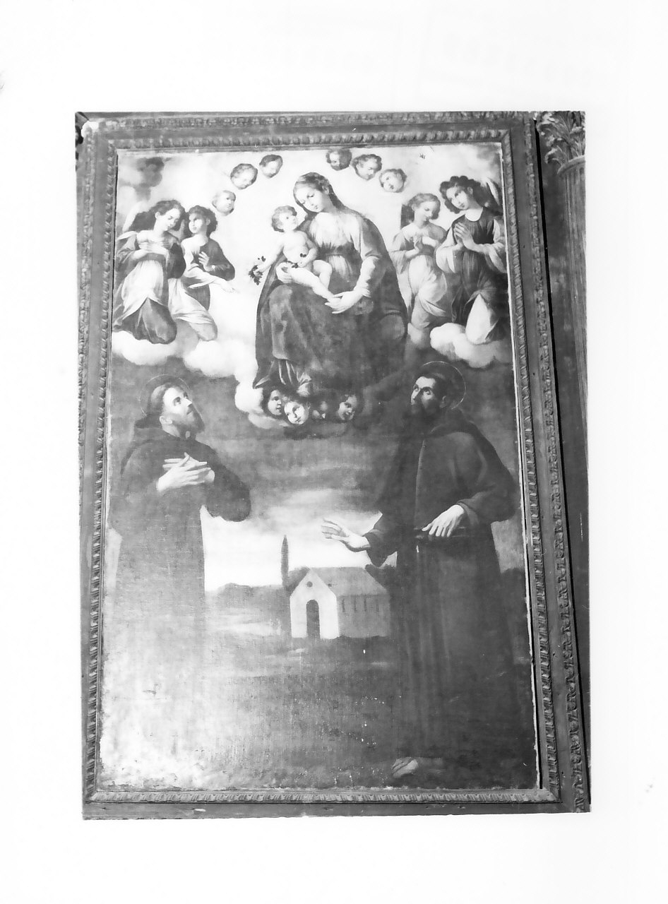 Madonna degli Angeli e Santi (dipinto) - ambito calabrese (sec. XVII)