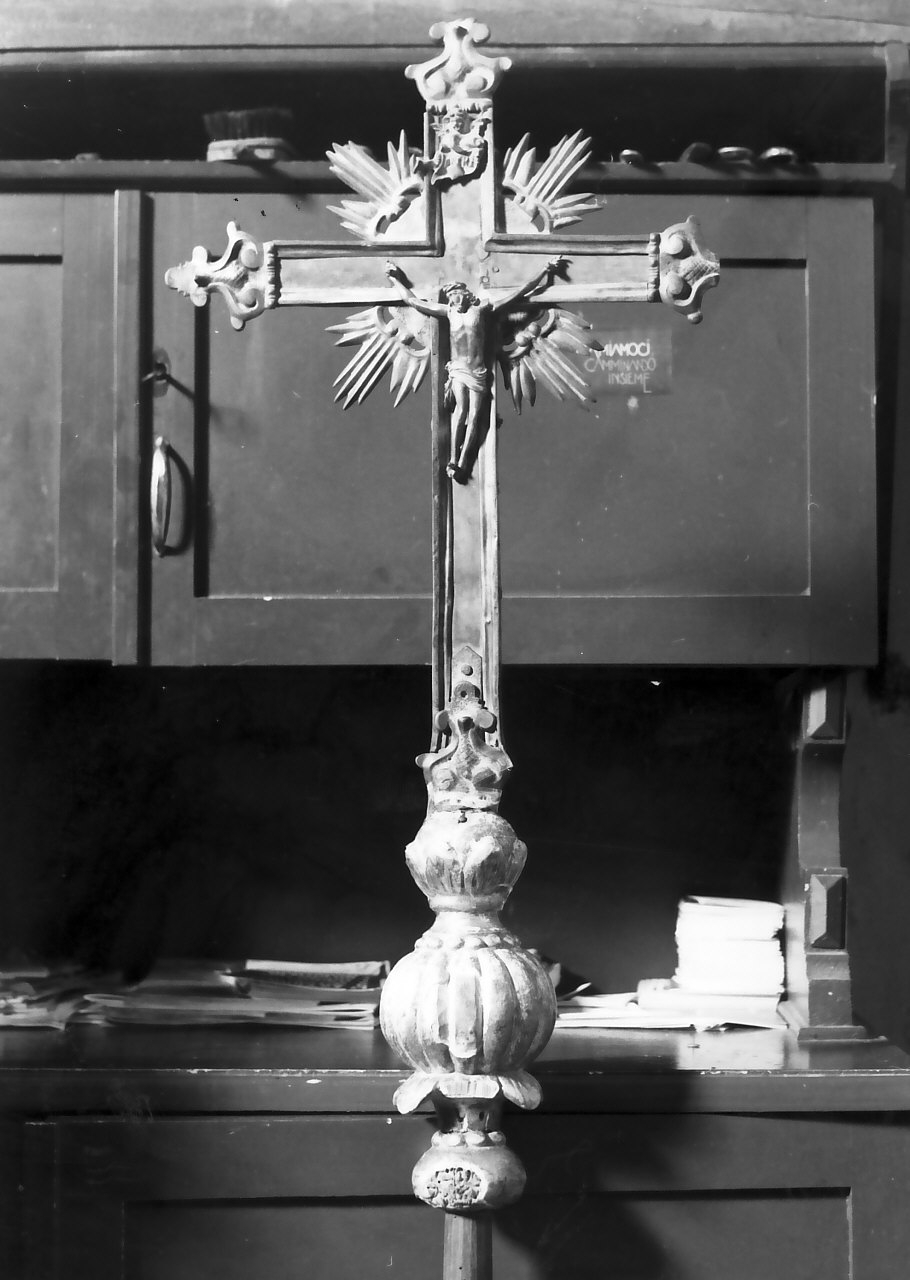 croce processionale - bottega calabrese (sec. XIX)