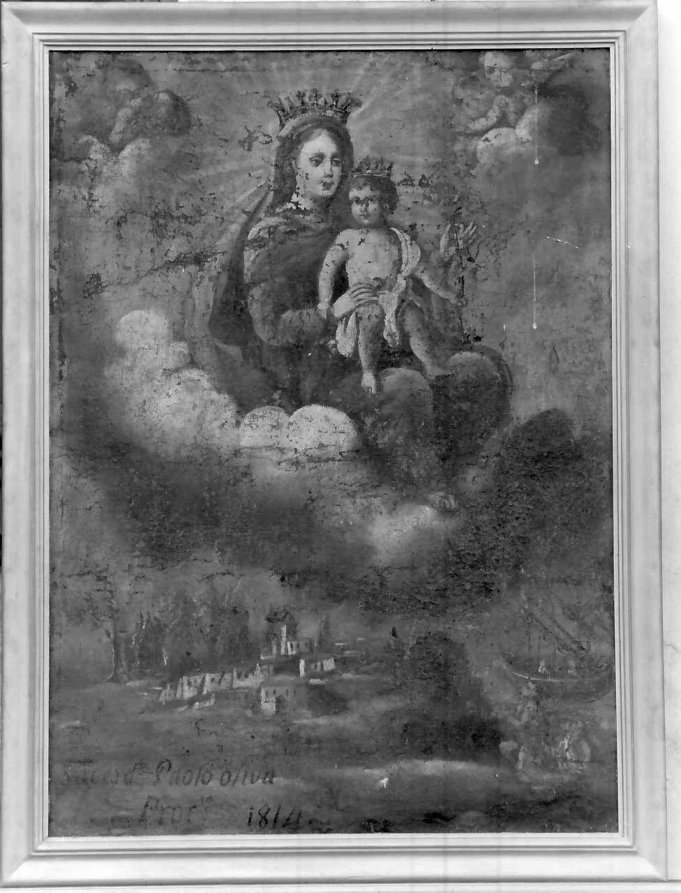 Madonna della Catena (dipinto, opera isolata) - ambito calabrese (sec. XIX)