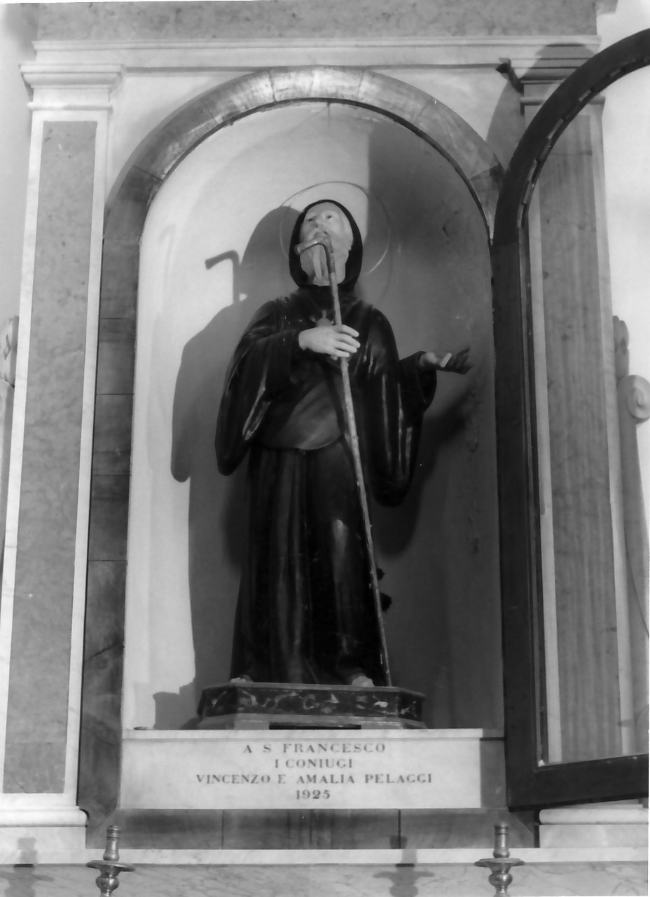 San Francesco di Paola (statua, opera isolata) - bottega calabrese (sec. XX)