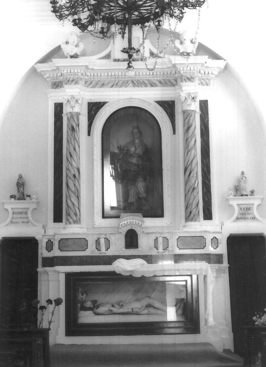 altare maggiore, opera isolata - bottega calabrese (sec. XIX)