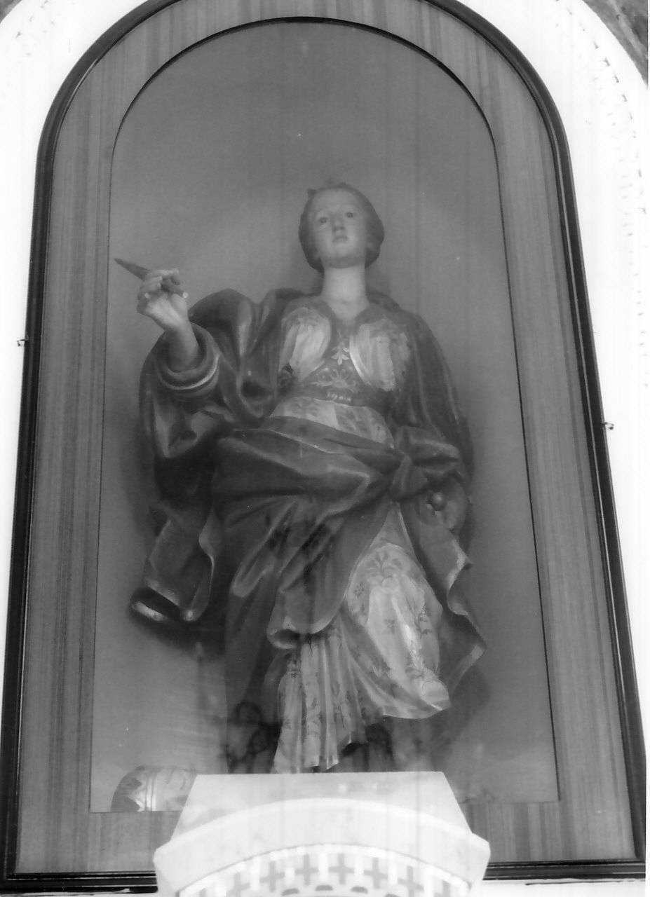Santa Caterina d'Alessandria (statua, opera isolata) - bottega Italia meridionale (sec. XVIII)