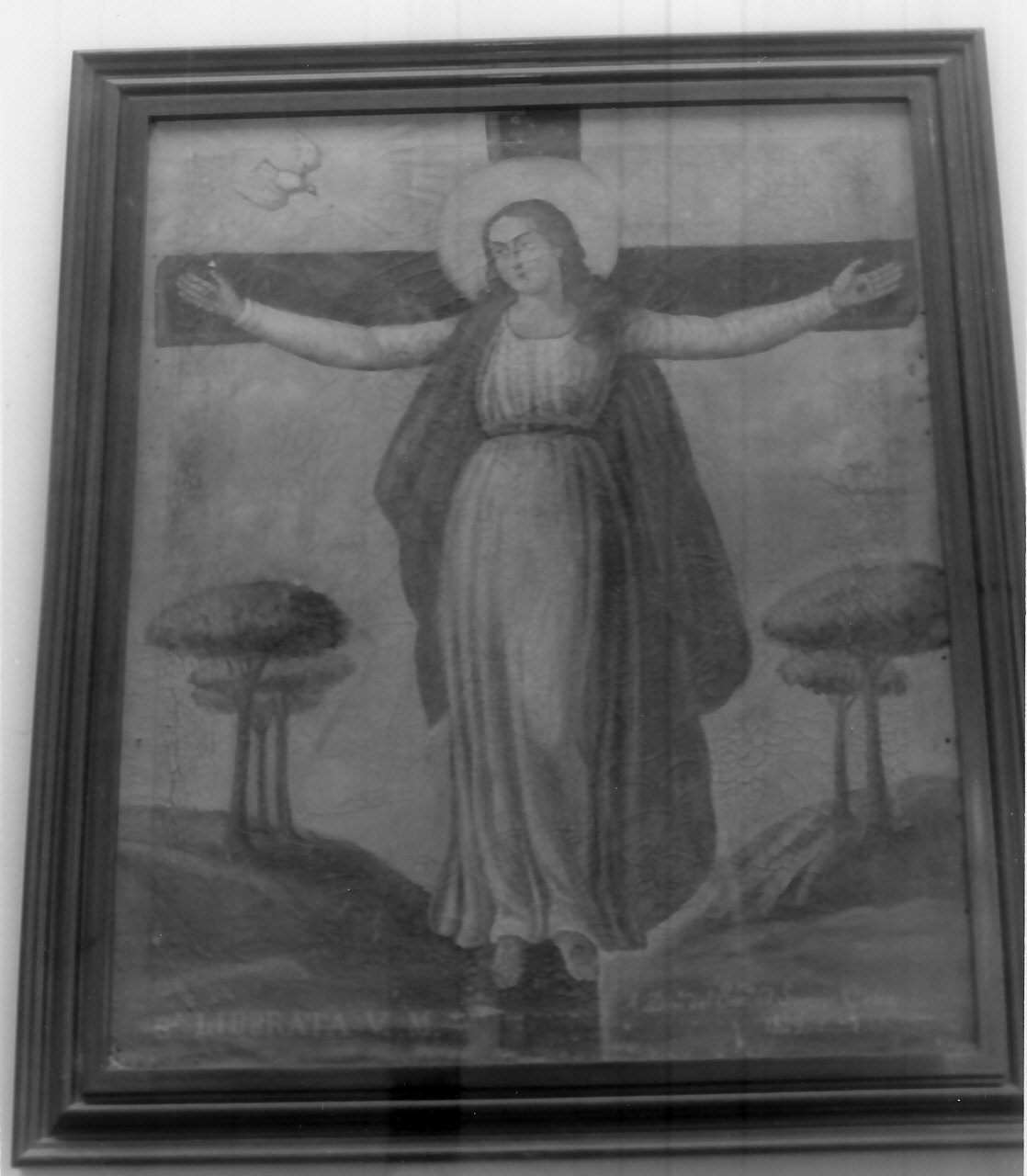 martirio di Santa Liberata (dipinto, opera isolata) - ambito calabrese (sec. XIX)