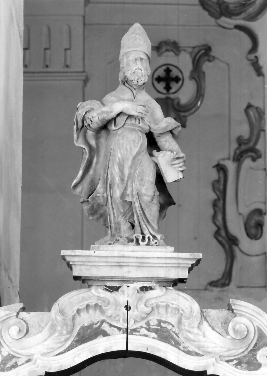 San Nicola di Bari (statua, elemento d'insieme) - bottega Italia meridionale (sec. XVIII)