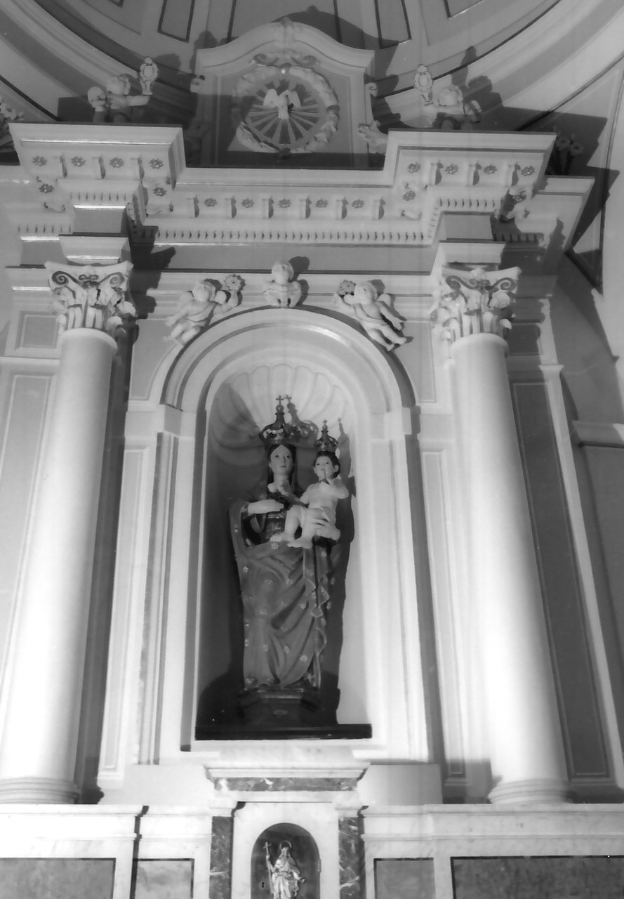 altare maggiore, opera isolata - bottega calabrese (fine/inizio secc. XIX/ XX)
