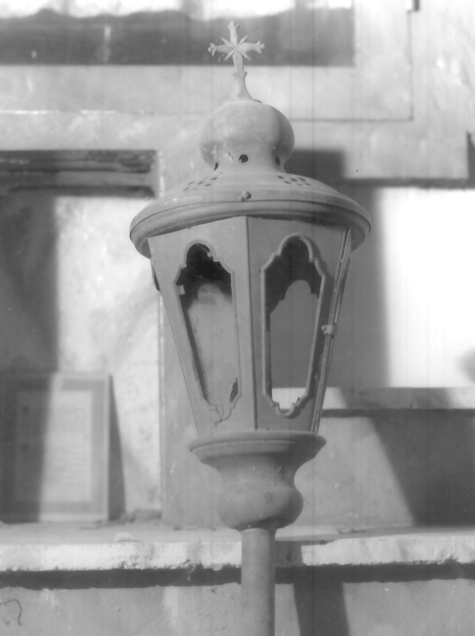 lanterna processionale, opera isolata - bottega Italia meridionale (fine/inizio secc. XIX/ XX)