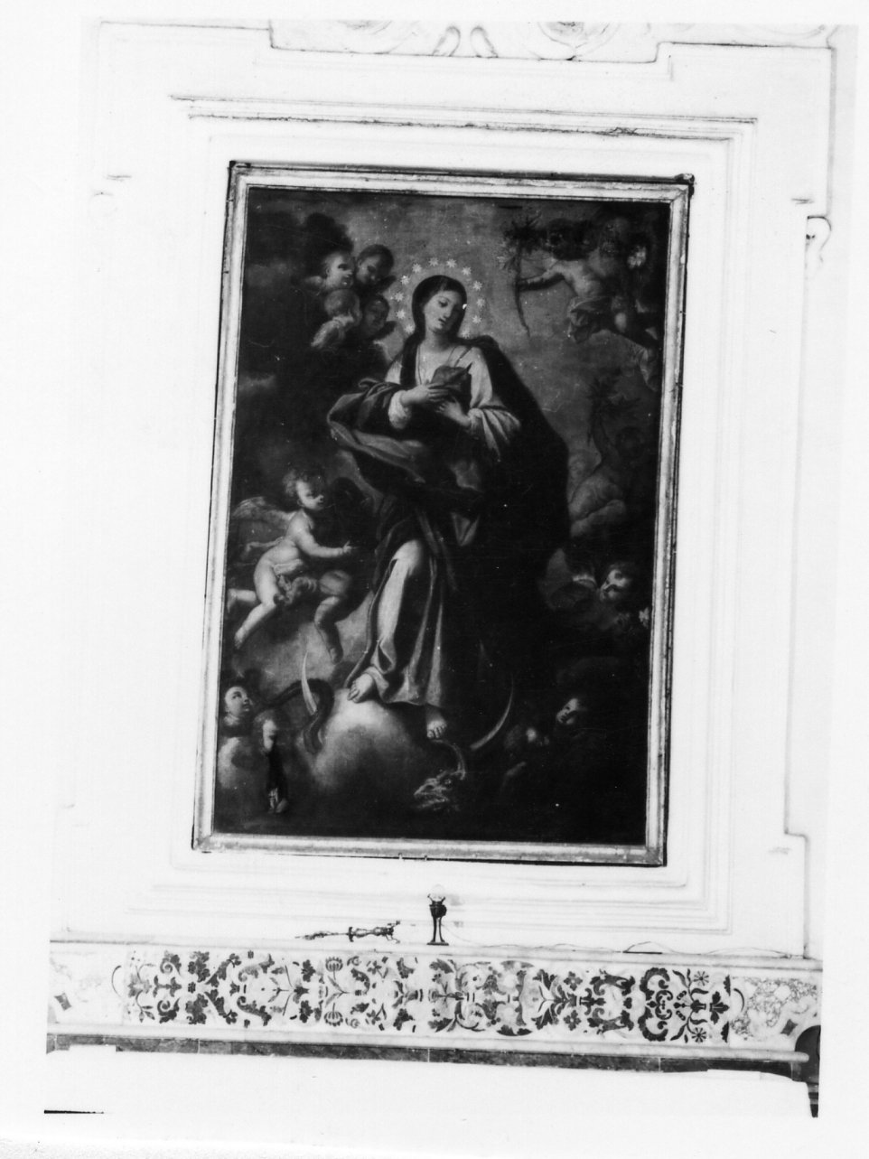 Immacolata Concezione (dipinto) - ambito napoletano (prima metà sec. XVIII)