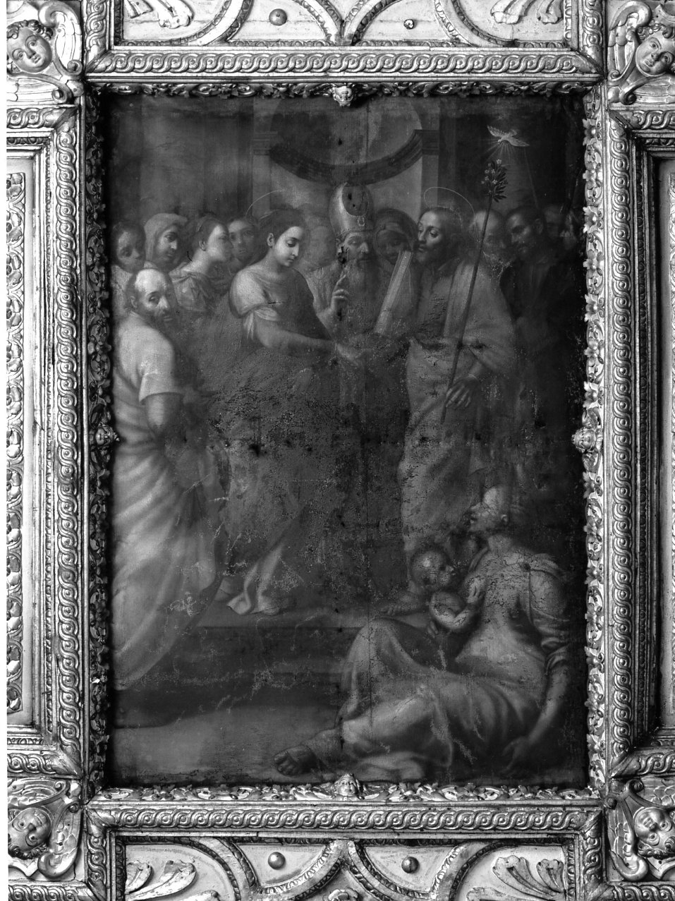 Sposalizio di Maria Vergine (dipinto) di D'Amato Giovanni Antonio il Giovane (sec. XVII)