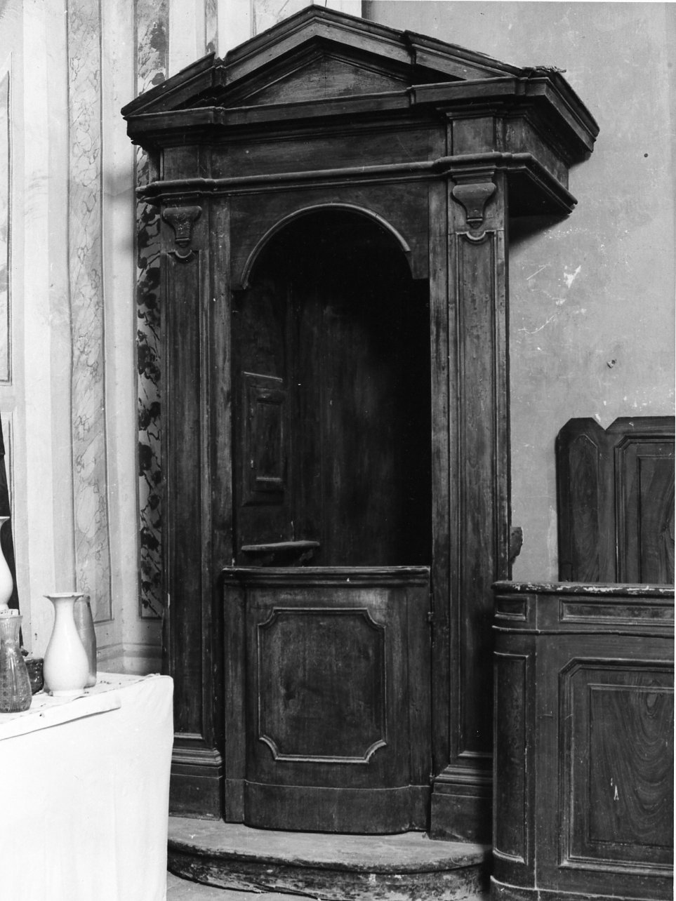 confessionale - bottega napoletana (metà sec. XIX)