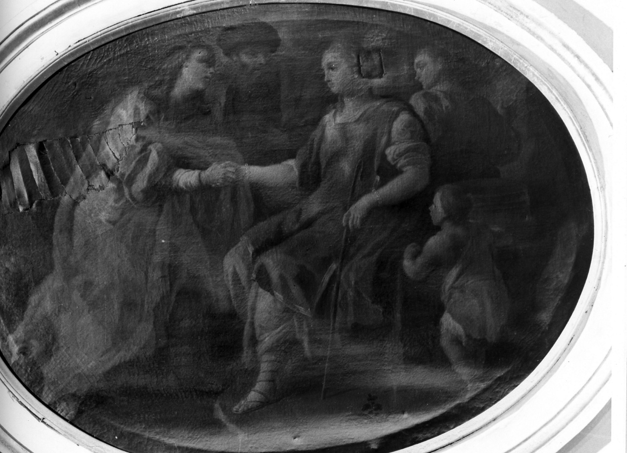Cristo guarisce il paralitico di Cafarnao (dipinto) - ambito napoletano (metà sec. XVIII)