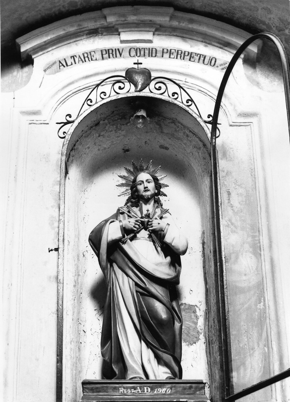 Sacro Cuore di Gesù (statua) - bottega napoletana (ultimo quarto sec. XIX)