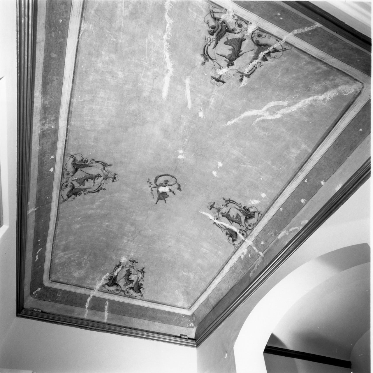 decorazione pittorica - ambito napoletano (metà sec. XIX)