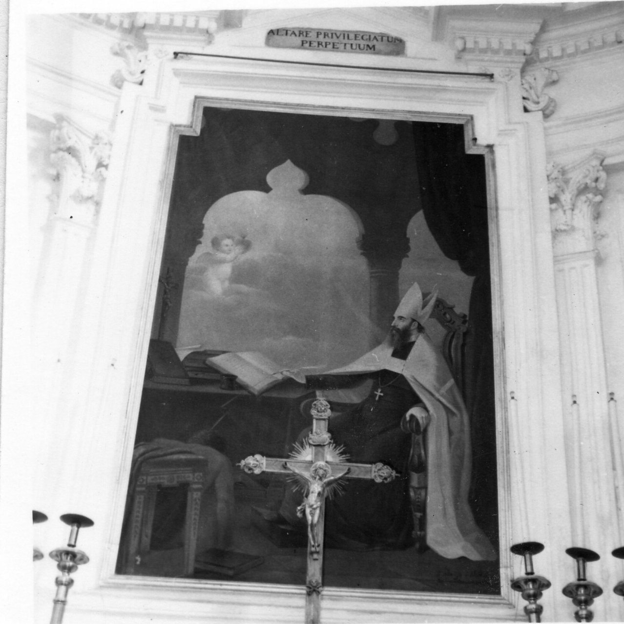 Sant'Agostino (dipinto) - ambito napoletano (sec. XIX)