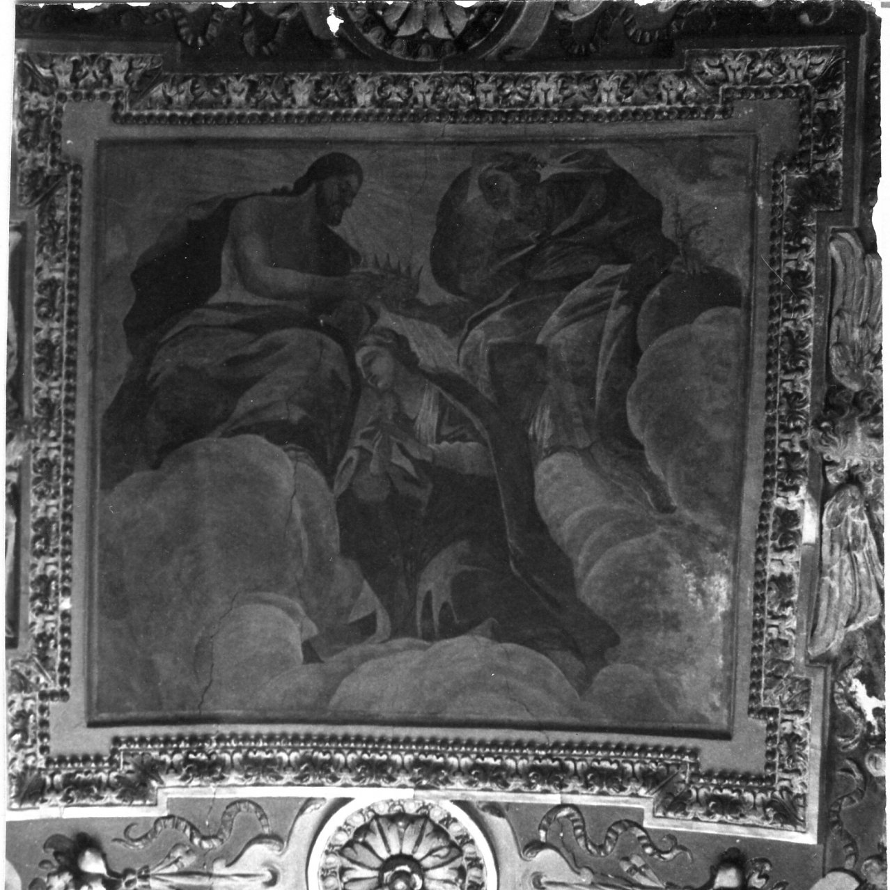 incoronazione di Maria Vergine (dipinto) di Liguori A (inizio sec. XVIII)