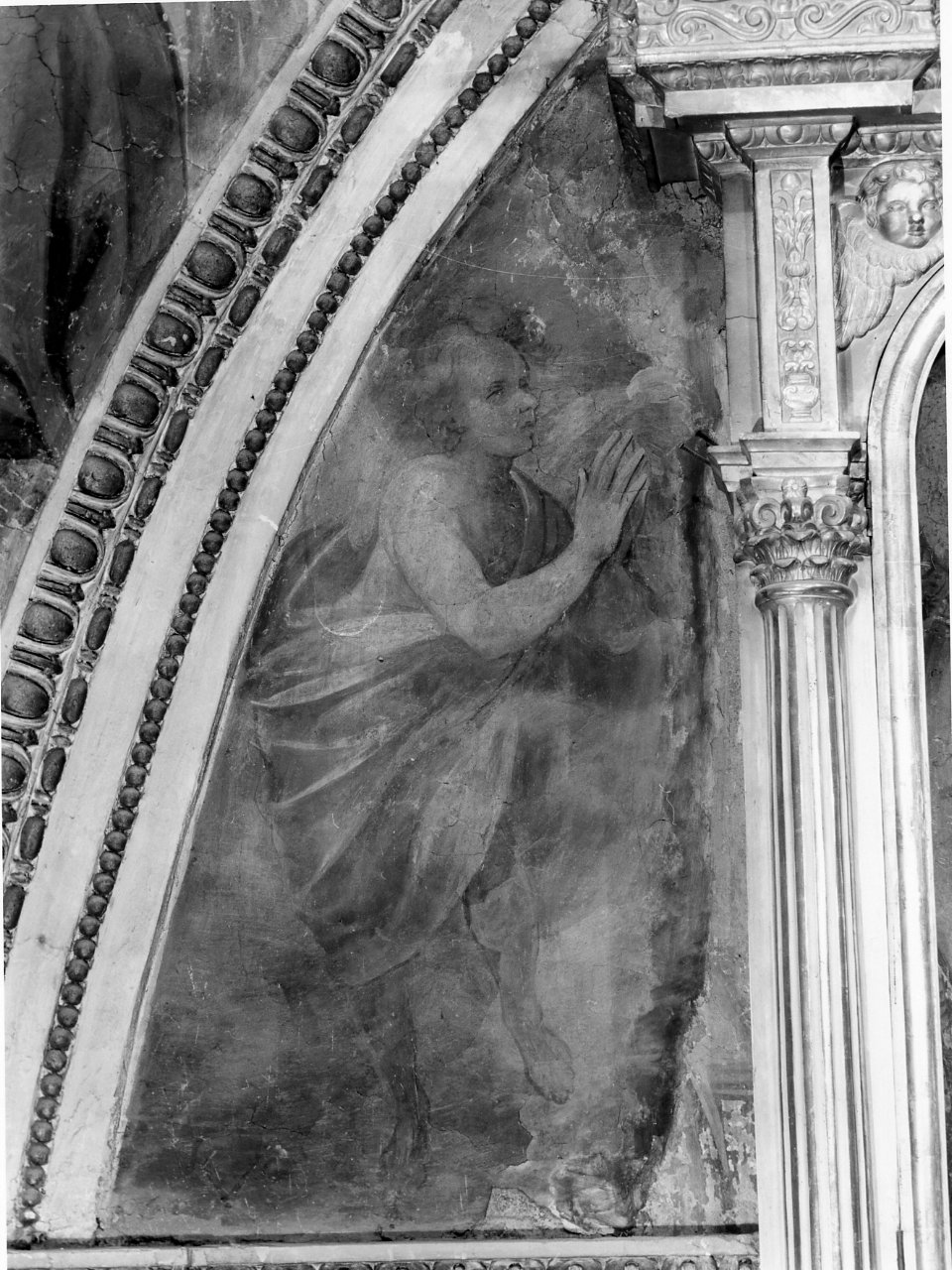 angelo (dipinto) di Corenzio Belisario (bottega) (primo quarto sec. XVII)