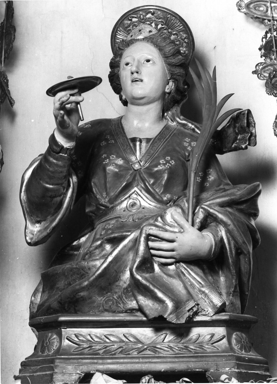 aureola di statua - bottega napoletana (metà sec. XIX)
