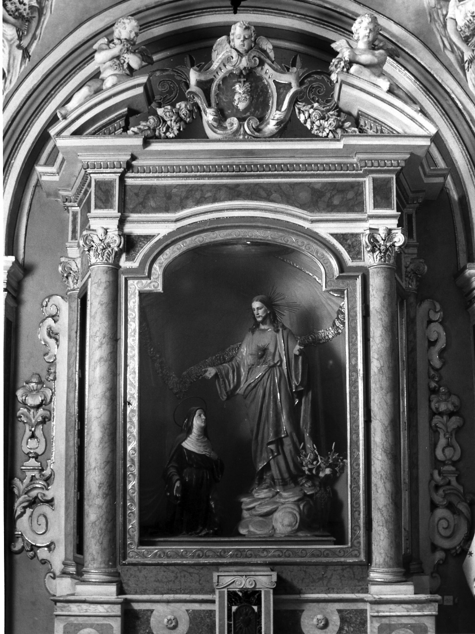 mostra d'altare - bottega napoletana (fine sec. XVIII)