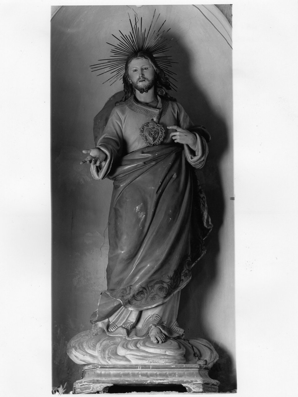 Sacro Cuore di Gesù (statua) - bottega napoletana (metà sec. XIX)