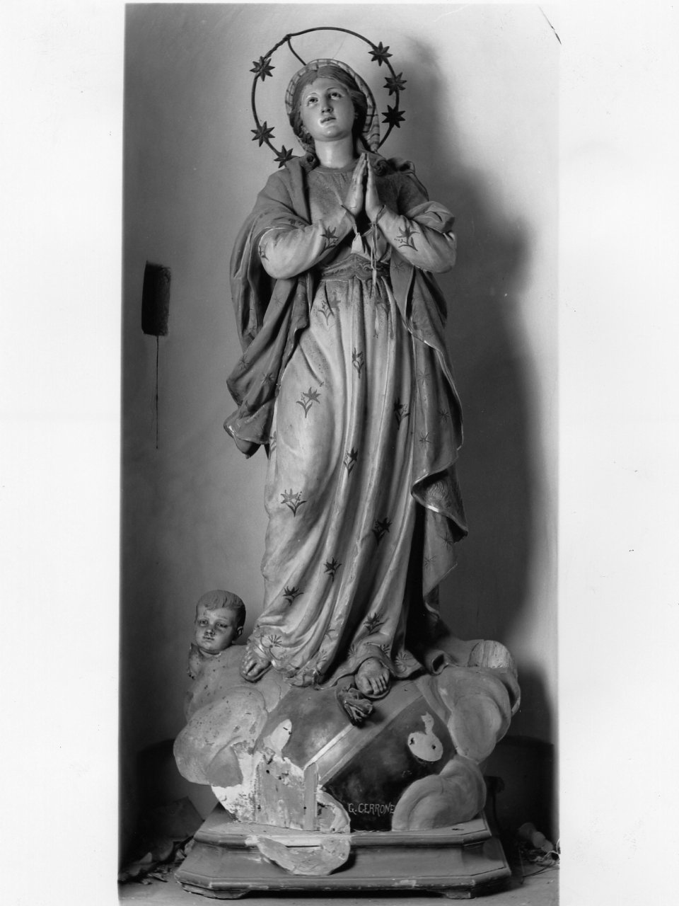 corona da statua - bottega napoletana (prima metà sec. XVIII)