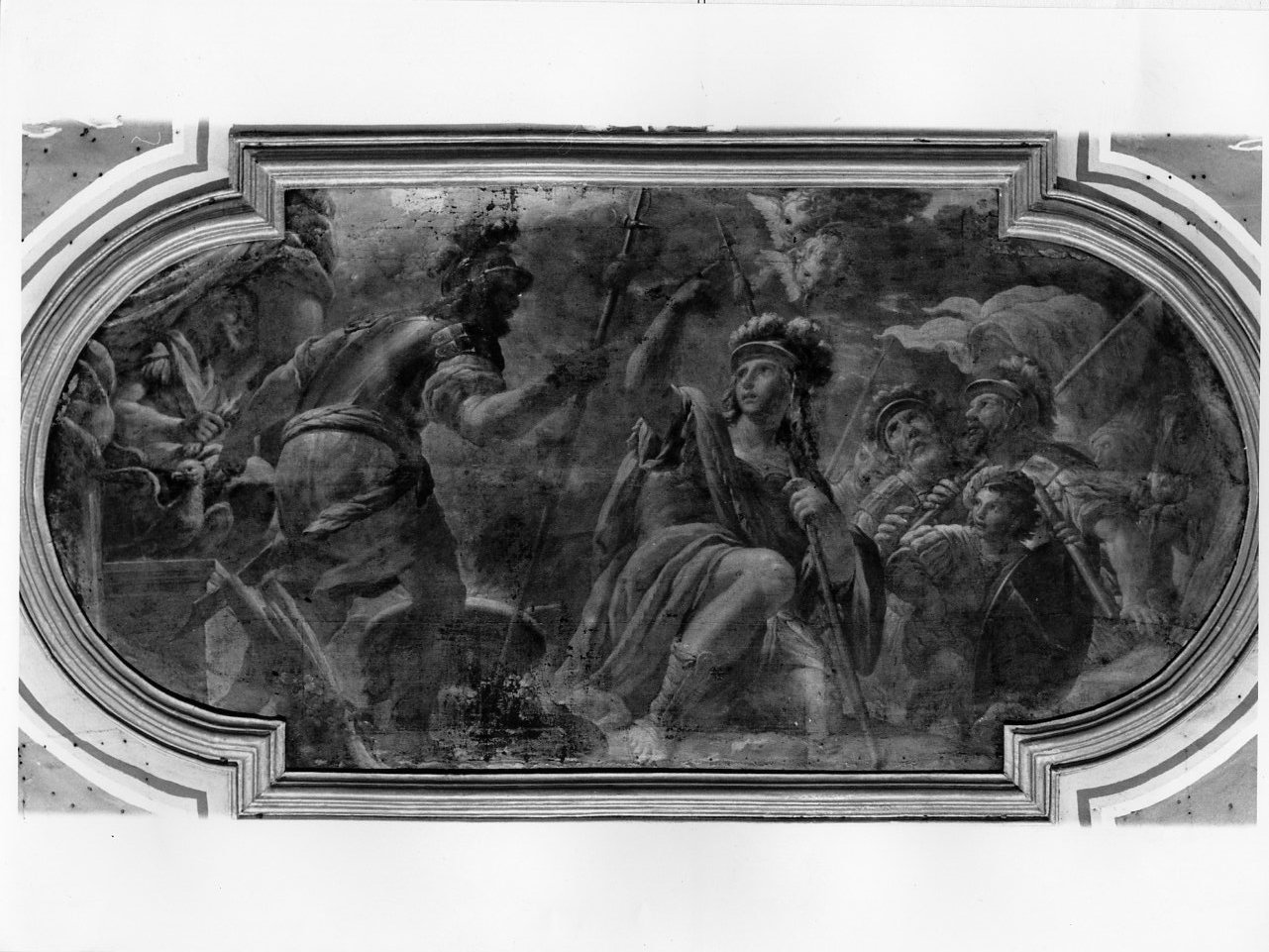 San Maurizio e il massacro della legione tebana (dipinto) - ambito campano (prima metà sec. XVIII)