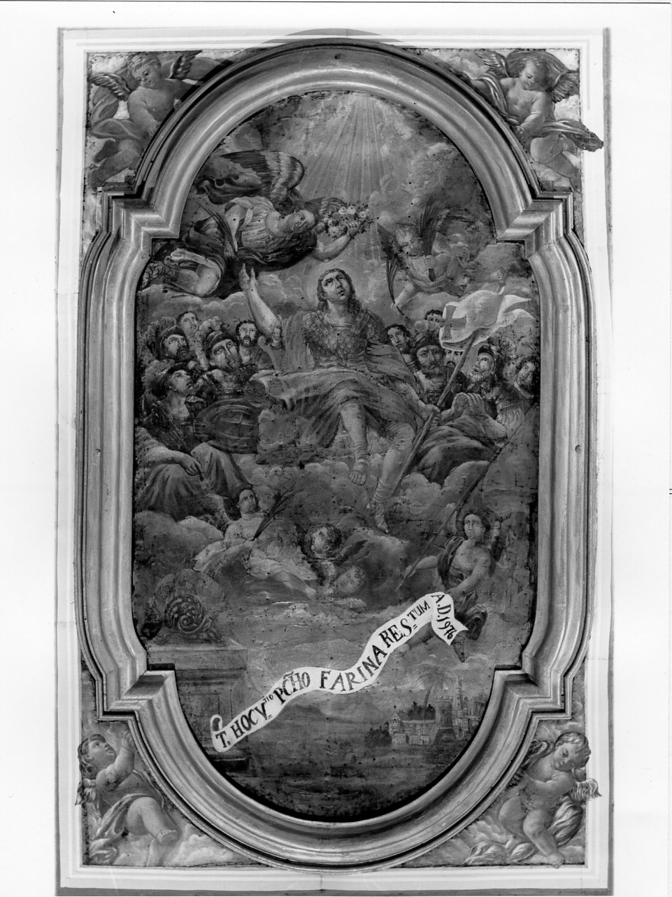 San Maurizio in gloria (dipinto) - ambito campano (prima metà sec. XVIII)