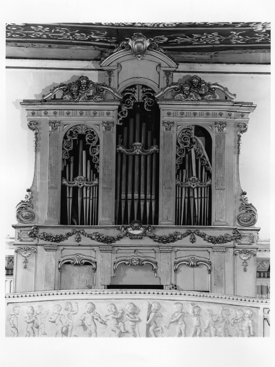 cassa d'organo - bottega napoletana (inizio sec. XIX)