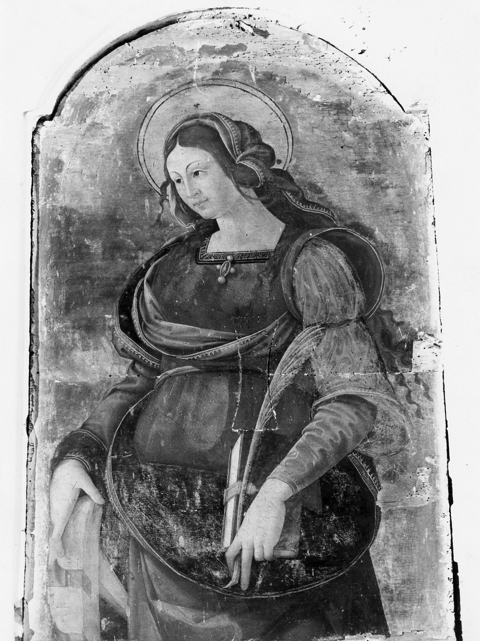 Santa Caterina d'Alessandria (dipinto, serie) - ambito campano (primo quarto sec. XVI)