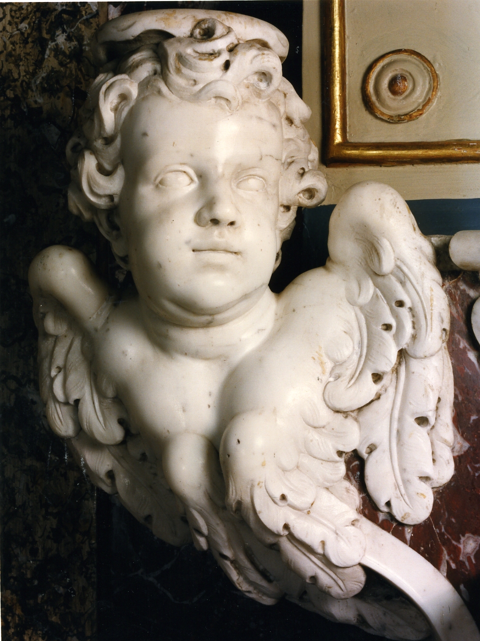 cherubino (scultura, serie) - bottega napoletana (prima metà sec. XVII)