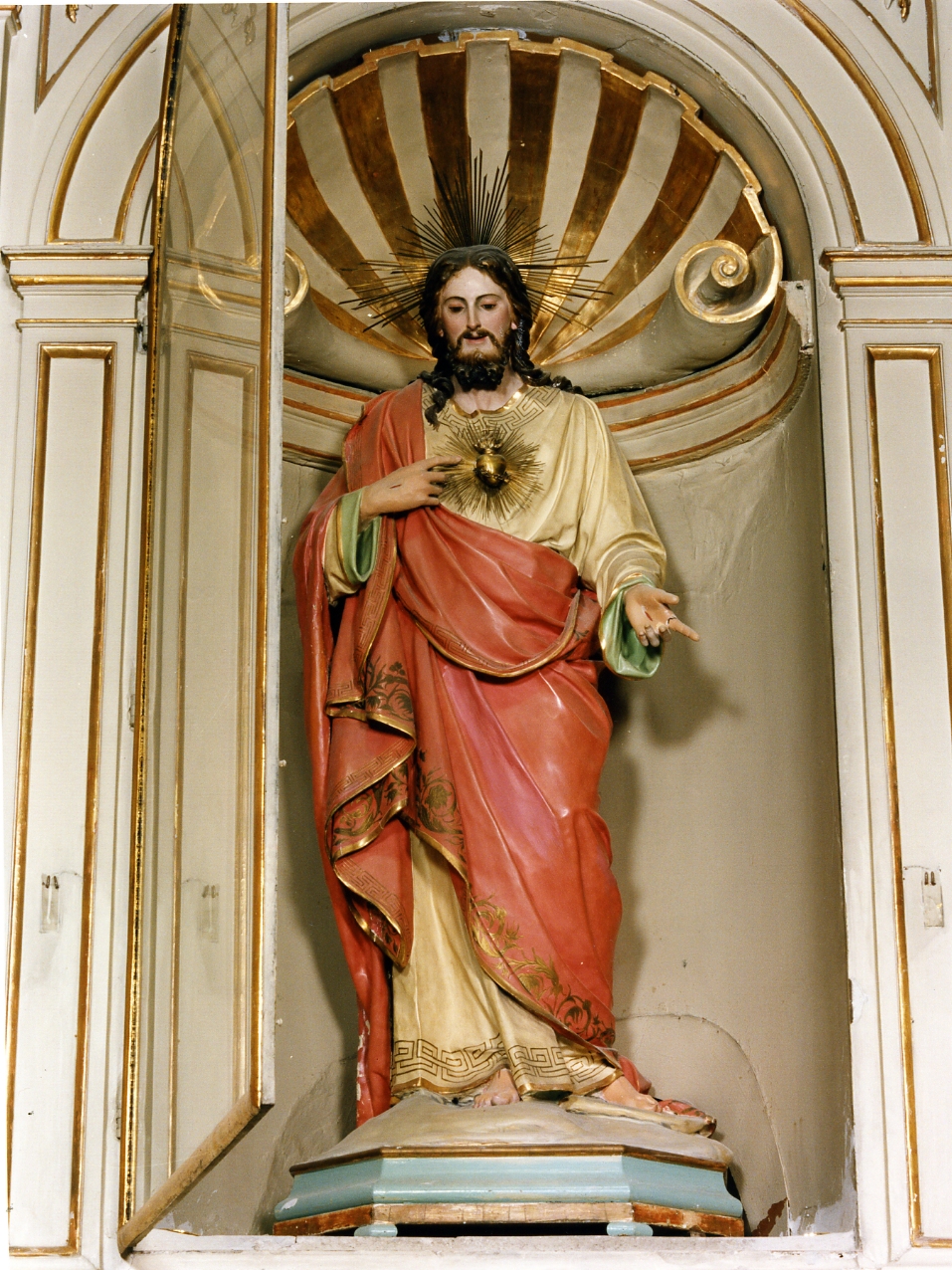 Sacro Cuore di Gesù (statua) - bottega pugliese (seconda metà sec. XIX)