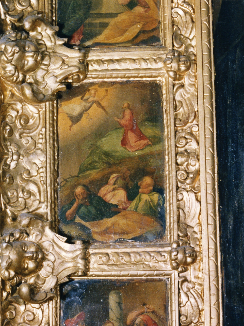 orazione di Cristo nell'orto di Getsemani (formella, elemento d'insieme) di Imparato Girolamo (sec. XVI)