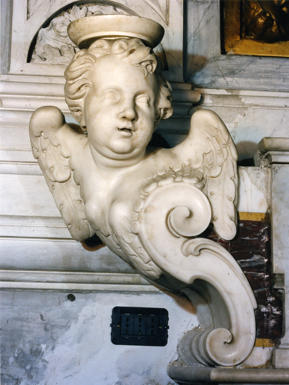 cherubino (scultura, serie) - bottega napoletana (sec. XVII)